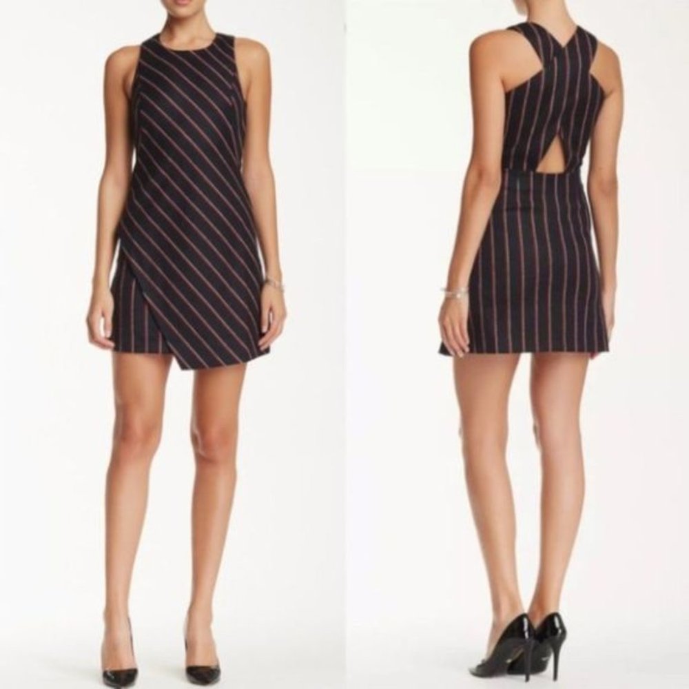 Rebecca Minkoff Juno Wool Striped Dress